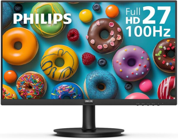 PHILIPS 27 inch Framless Full HD (1920 x 1080) 100Hz Monitor, VESA, HDMI x 1, VGA Port x1, Eye Care,271V8LB