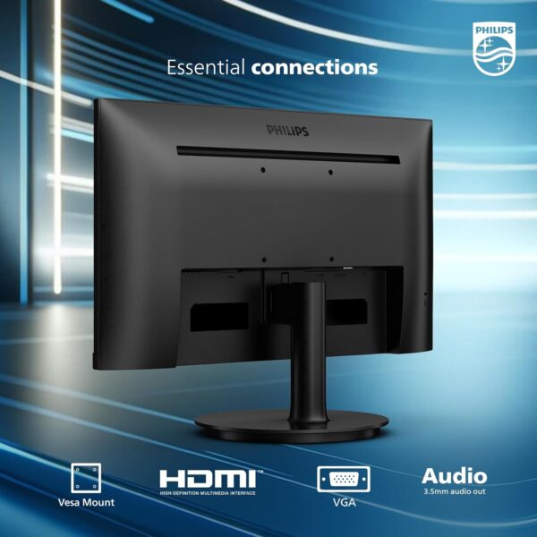 PHILIPS 27 inch Framless Full HD (1920 x 1080) 100Hz Monitor, VESA, HDMI x 1, VGA Port x1, Eye Care,271V8LB - Image 3