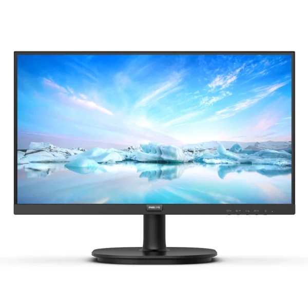 PHILIPS 22 inch Class Thin Full HD (1920 x 1080) Monitor, 100Hz Refresh Rate, VESA, HDMI x1, VGA x1, LowBlue Mode, Adaptive Sync, 221V8LB - Image 2