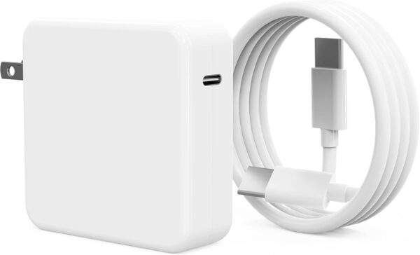 Original Apple MacBook Pro Charger, 61W USB C Adapter + Cable