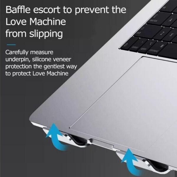 Laptop Foldable Stand Dual Fan Aluminum Alloy - Image 4