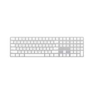 Apple Magic 2 Keyboard with Numeric Keypad (Bluetooth, Rechargable) (US English), - Silver
